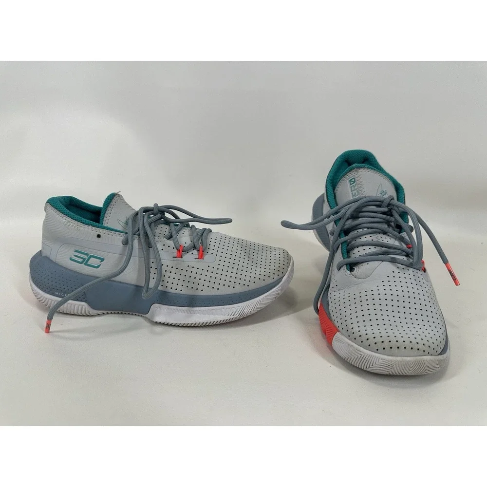 Under Armour Steph Curry SC 3Zero III Basketball‎ Shoes Gray Youth 5Y Boys Girls